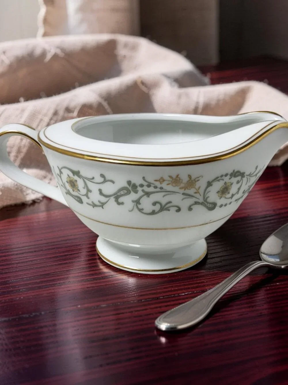 Vintage Noritake Japan #6223 Creston Porcelain Creamer